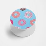 Feminine - Donut Printed Phone Grip Holder & Stand