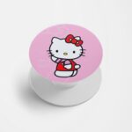 Feminine - Hello Kitty Printed Phone Grip Holder & Stand
