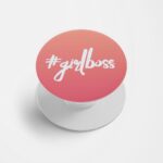 Feminine - GirlBoss Printed Phone Grip Holder & Stand