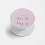 Feminine - Cat Printed Phone Grip Holder & Stand