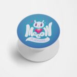 Feminine - Cat Printed Phone Grip Holder & Stand