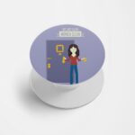 FRIENDS - Monica Keeps It Clean Printed Phone Grip Holder & Stand