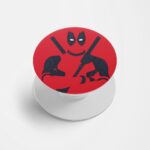 Deadpool Printed Phone Grip Holder & Stand