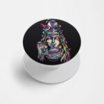 Lord Shiva Multicolour Printed Phone Grip Holder & Stand