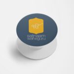Satnam Waheguru Printed Phone Grip Holder & Stand