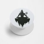 Lord Shiva Printed Phone Grip Holder & Stand