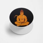 Lord Hanuman Printed Phone Grip Holder & Stand