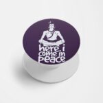 Lord Shiva Be In Peace Printed Phone Grip Holder & Stand