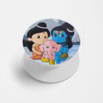 Lord Ganesha Printed Phone Grip Holder & Stand