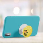 I'm not Crazy,my mother had me Tested Printed Phone Grip Holder & Stand - Image 4