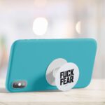 Fuck Fear Printed Phone Grip Holder & Stand - Image 4