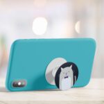 Cat With A Bow Printed Phone Grip Holder & Stand - Image 4