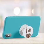 I Love Coffee Printed Phone Grip Holder & Stand - Image 4