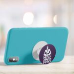 Lord Shiva Be In Peace Printed Phone Grip Holder & Stand - Image 4