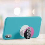 Typography Printed Phone Grip Holder & Stand - Image 4