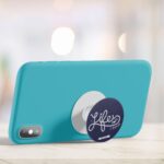 Typography Printed Phone Grip Holder & Stand - Image 4