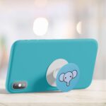 Minimal - Elephant Printed Phone Grip Holder & Stand - Image 4