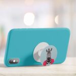 Minimal - Zebra Printed Phone Grip Holder & Stand - Image 4
