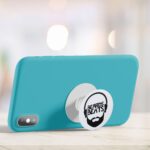 Moustache and Beard Printed Phone Grip Holder & Stand - Image 4