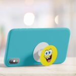 Yellow SpongeBob Printed Phone Grip Holder & Stand - Image 4