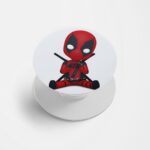 Deadpool - Animated Print Printed Phone Grip Holder & Stand