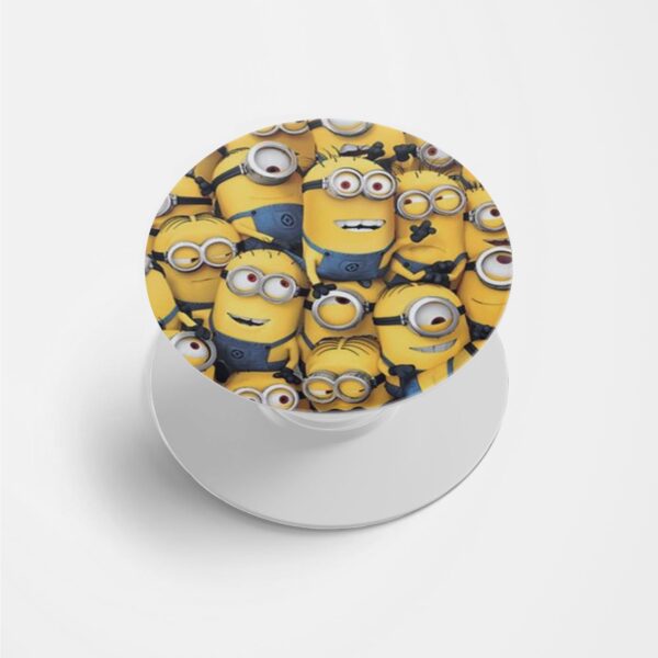 Minion Printed Phone Grip Holder & Stand