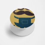 Minion Printed Phone Grip Holder & Stand