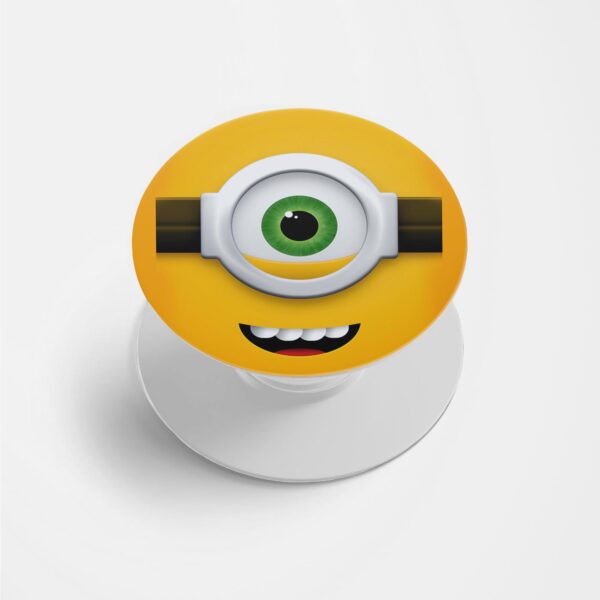 Minion Printed Phone Grip Holder & Stand