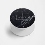 Black and White Printed Phone Grip Holder & Stand