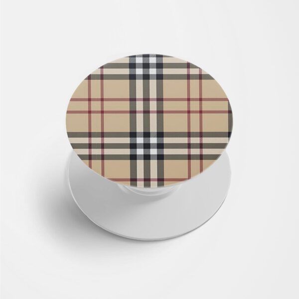 Checks Printed Phone Grip Holder & Stand