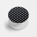Black and White Printed Phone Grip Holder & Stand