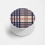 Checks Printed Phone Grip Holder & Stand