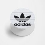 Black and White Printed Phone Grip Holder & Stand