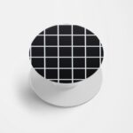 Black and White Printed Phone Grip Holder & Stand