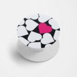 Black and White Printed Phone Grip Holder & Stand