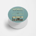 Typography - Let's Go Travel Printed Phone Grip Holder & Stand