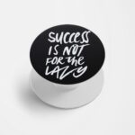 Typography Printed Phone Grip Holder & Stand