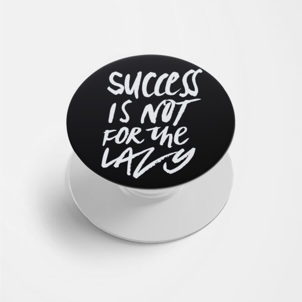 Typography Printed Phone Grip Holder & Stand