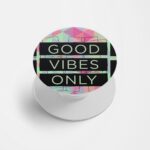 Typography Printed Phone Grip Holder & Stand