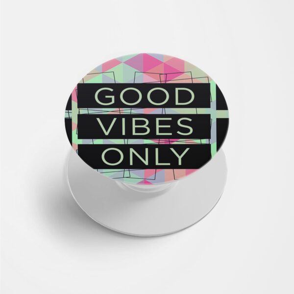 Typography Printed Phone Grip Holder & Stand