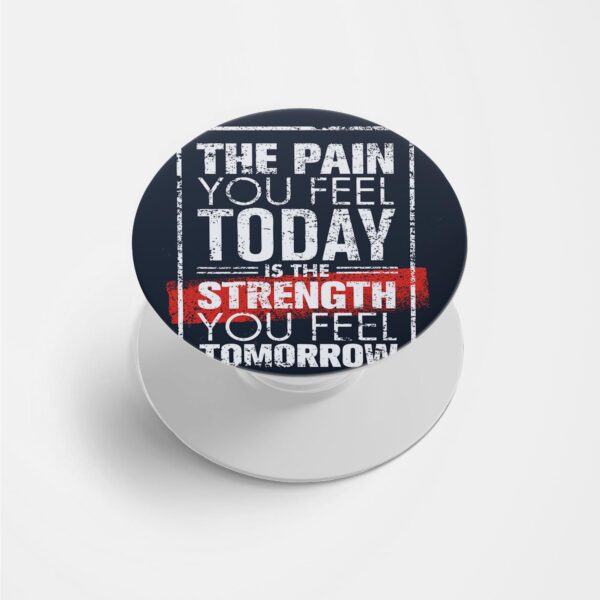 Typography Printed Phone Grip Holder & Stand