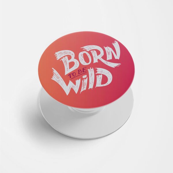 Typography Printed Phone Grip Holder & Stand