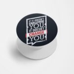 Typography Printed Phone Grip Holder & Stand