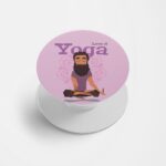 Typography Printed Phone Grip Holder & Stand