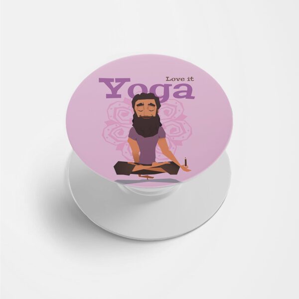 Typography Printed Phone Grip Holder & Stand