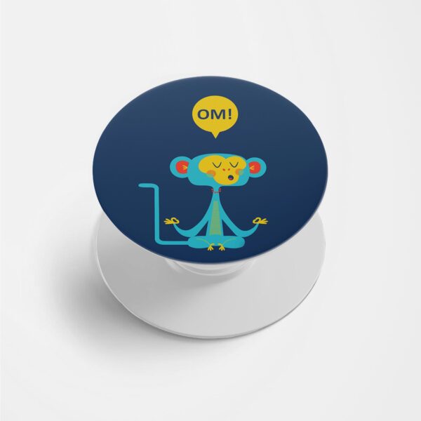 Typography Printed Phone Grip Holder & Stand