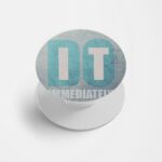 Typography Printed Phone Grip Holder & Stand