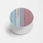 Wooden Texture Printed Phone Grip Holder & Stand