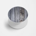 Wooden Texture Printed Phone Grip Holder & Stand