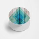 Wooden Texture Printed Phone Grip Holder & Stand